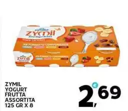 Extra Supermercati Zymil yogurt frutta assortita offerta