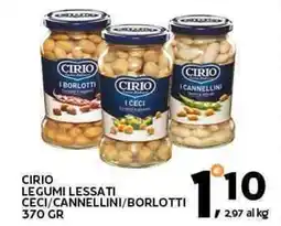 Extra Supermercati Cirio legumi lessati ceci/cannellini/borlotti offerta