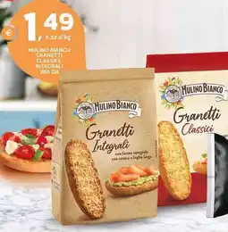 Extra Supermercati Mulino bianco granetti classici integrali offerta