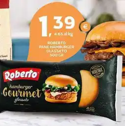 Extra Supermercati Roberto pane hamburger glassato offerta