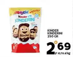 Extra Supermercati Kinder kinderini offerta