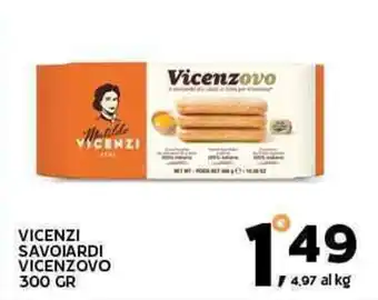 Extra Supermercati Vicenzi savoiardi vicenzovo offerta