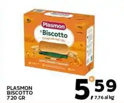 Extra Supermercati Plasmon biscotto offerta