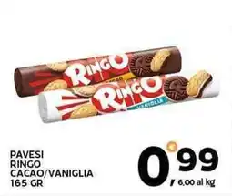 Extra Supermercati Pavesi ringo cacao/vaniglia offerta