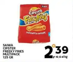 Extra Supermercati Saiwa cipster freeky fries multipack offerta