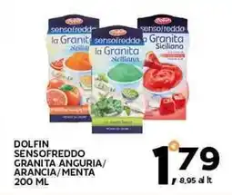 Extra Supermercati Dolfin sensofreddo granita anguria/ arancia/menta offerta