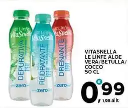 Extra Supermercati Vitasnella le linfe aloe vera/betulla/ cocco offerta