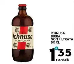 Extra Supermercati Ichnusa birra non filtrata offerta