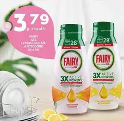 Extra Supermercati Fairy gel lemon/ocean/ antiodore offerta