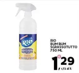 Extra Supermercati Rio bum bum sgrassotutto offerta