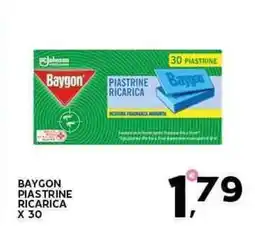 Extra Supermercati Baygon piastrine ricarica offerta