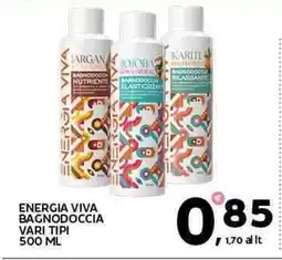 Extra Supermercati Energia viva bagnodoccia vari tipi offerta