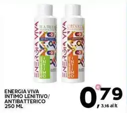 Extra Supermercati Energia viva intimo lenitivo/ antibatterico offerta