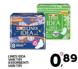 Extra Supermercati Lines idea vari tipi assorbenti vari tipi offerta