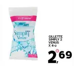 Extra Supermercati Gillette simply 2 venus offerta