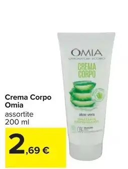 Carrefour Crema Corpo Omia offerta