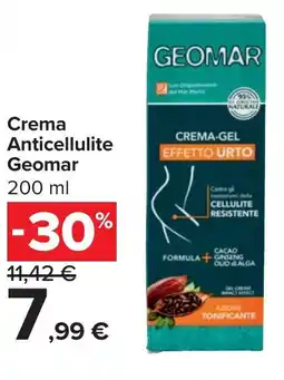 Carrefour Crema Anticellulite Geomar offerta