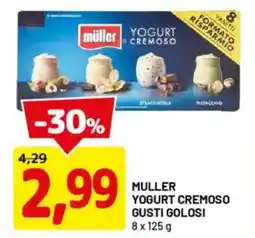 DPiù Muller yogurt cremoso gusti golosi offerta