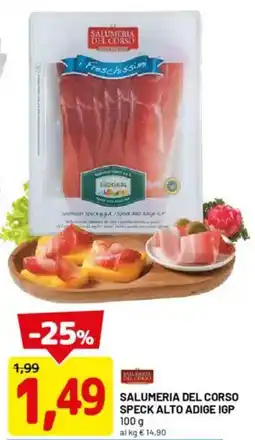 DPiù Salumeria del corso speck alto adige igp offerta