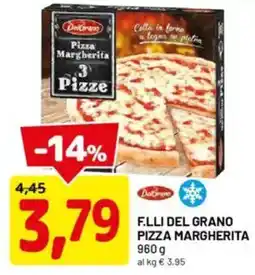DPiù F.lli del grano pizza margherita offerta