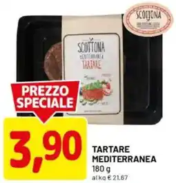 DPiù Tartare mediterranea offerta