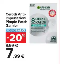 Carrefour Cerotti Anti-Imperfezioni Pimple Patch Garnier offerta