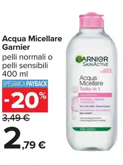 Carrefour Acqua Micellare Garnier offerta