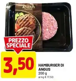 DPiù Hamburger di angus offerta