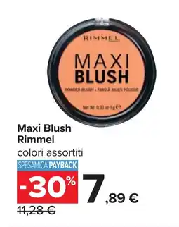 Carrefour Maxi Blush Rimmel offerta
