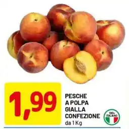 DPiù Pesche a polpa gialla confezione da offerta