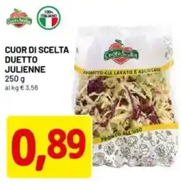 DPiù Cuor di scelta duetto julienne offerta