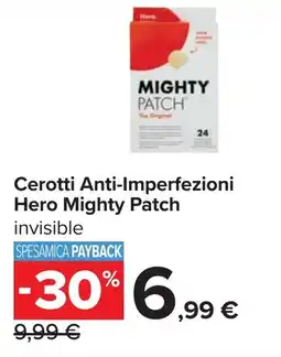Carrefour Cerotti Anti-Imperfezioni Hero Mighty Patch offerta