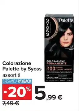 Carrefour Colorazione Palette by Syoss offerta