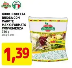 DPiù Cuor di scelta briosa con carote maxxi formato convenienza offerta