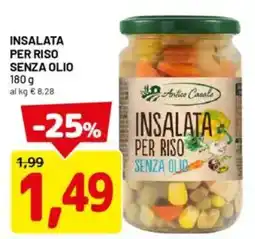 DPiù Insalata per riso senza olio offerta