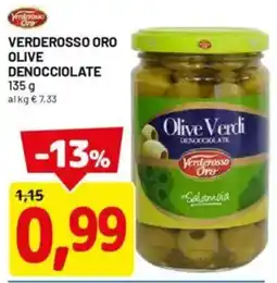 DPiù Verderosso oro olive denocciolate offerta