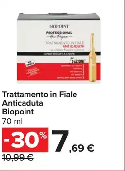 Carrefour Trattamento in Fiale Anticaduta Biopoint offerta