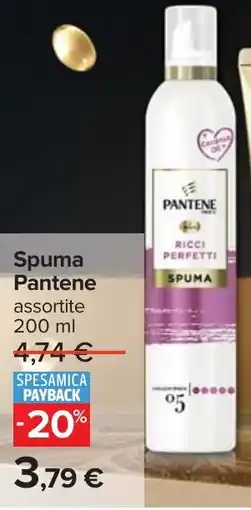 Carrefour Spuma Pantene offerta