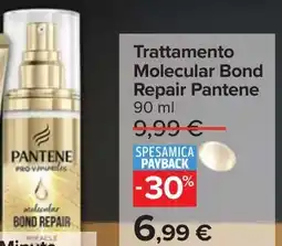 Carrefour Trattamento Molecular Bond Repair Pantene offerta