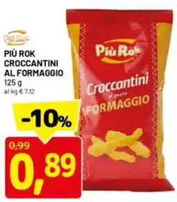DPiù Più rok croccantini al formaggio offerta