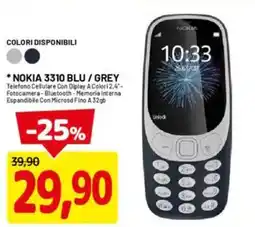 DPiù NOKIA 3310 BLU / GREY offerta