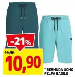 DPiù Bermuda uomo felpa basile offerta