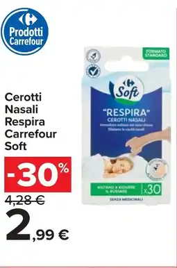 Carrefour Cerotti Nasali Respira Carrefour Soft offerta