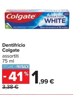 Carrefour Dentifricio Colgate offerta