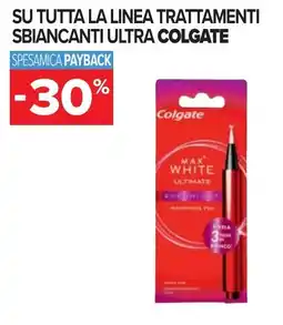 Carrefour Su tutta la linea trattamenti sbiancanti ultra COLGATE offerta