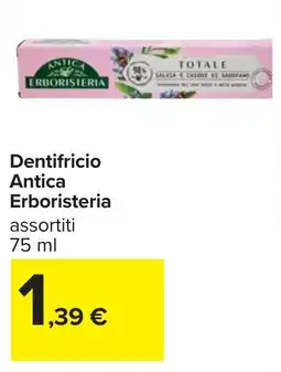 Carrefour Dentifricio Antica Erboristeria offerta