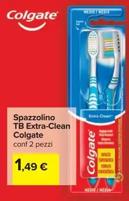 Carrefour Spazzolino TB Extra-Clean Colgate offerta