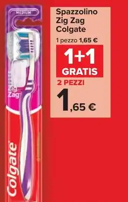 Carrefour Spazzolino Zig Zag Colgate offerta