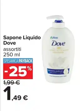 Carrefour Sapone Liquido Dove offerta