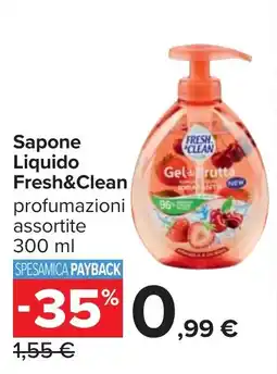 Carrefour Sapone Liquido Fresh&Clean offerta